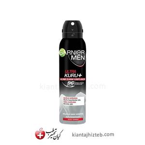 اسپری ضد تعریق مردانه گارنیه Garnier مدل Ultra Kuru حجم 150 میل 