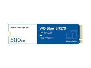 حافظه SSD وسترن دیجیتال مدل WD Blue SN570 M.2 2280 500GB NVMe Western Digital Western Digital Blue SN570 2280 NVMe 500GB M.2 SSD