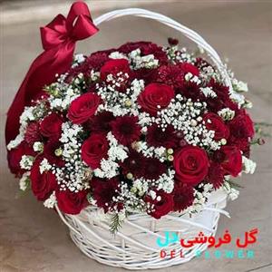 سبد گل رز ولنتاین 382