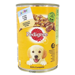 کنسرو غذای توله سگ پدیگری با طعم مرغ در ژله Pedigree Chicken In Jelly وزن 400 گرم