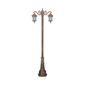 چراغ دوشاخه حیاطی و پارکی تکشیدفام مدل رابو کمرباریک کد 91215-7822