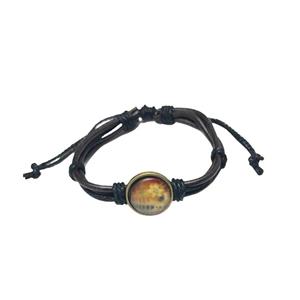 دستبند چرمی الفین مدل el02029 Elfin el02029 Leather Bracelet