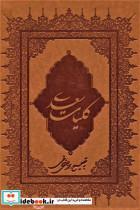 کتاب کلیات سعدی (باقاب،چرم) - اثر مصلح بن عبدالله سعدی شیرازی - نشر بهزاد