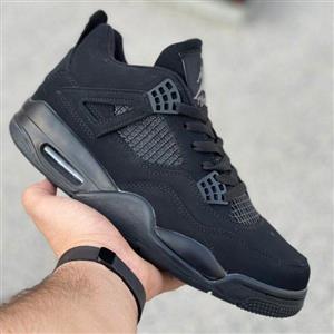 کتونی زنانه جردن 4 رترو بلک کت Jordan 4 Retro Black Cat