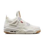 کتونی مردانه جردن 4 لیوایز سفید Jordan 4 Levis White