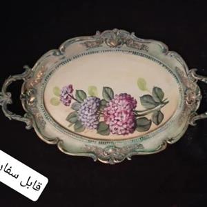 سینی ایتالیایی نقاشی شده کد 0392