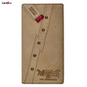 کیف پول چرم طبیعی LEVIS 4856