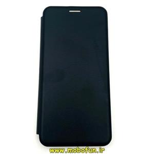 کیف مگنتی گوشی Galaxy A03 2022 سامسونگ طرح چرم کتابی مشکی کد 1