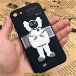 قاب گوشی iPhone 7 - iPhone 8 - iPhone SE 2020 آیفون طرح سیلیکونی ژله ای سه بعدی برجسته NASA KAWS Summer محافظ لنز دار مشکی کد 254