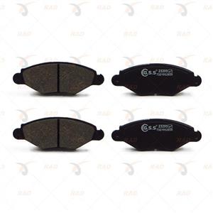 لنت ترمز جلو جی پی اس مدل 4253/02 مناسب برای خودرو پژو 206 تیپ 2 GPS 4253/02 Front Brake Pad For Peugeot 206 T2