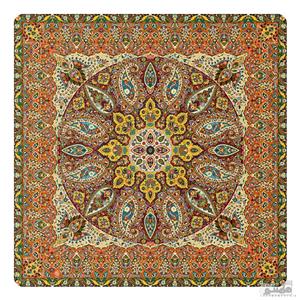 رومیزی مربع ترمه طرح سپنتا کد 841