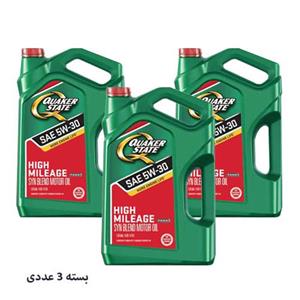 روغن موتور 5w-30 کواکر استیت ۴/۷۳ لیتری (کوییکر استیت) بسته 3 عددی