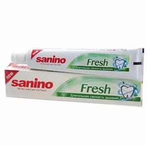 خمیر دندان سانینو مدل Fresh حجم 100 میلی لیتر