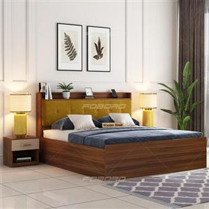 تخت خواب دو نفره لمسه دار فوبورو مدل سالیان