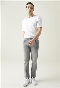 شلوار مردانه برند دامات تویین ( DAMATTWEEN ) مدل شلوار جین خاکستری دامات اسلیم فیت – کدمحصول 185637