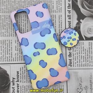 قاب گوشی Redmi Note 10 Pro 4G - Redmi Note 10 Pro Max شیائومی مدل IMD فانتزی ماربل طرح پلنگی هفت رنگ nice day پاپ سوکت دار کد 240