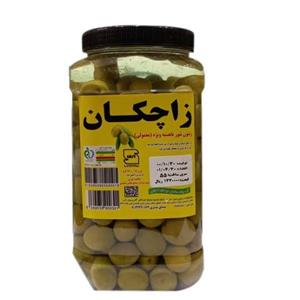 زیتون شور با هسته (ویژه) زاچکان وزن  900 گرم