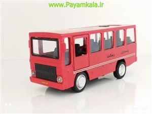ماشین اسباب بازی مینی بوس فیات (3380YT) قرمز
