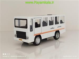 ماشین اسباب بازی مینی بوس فیات (3380YT) سفید