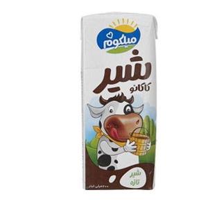 شیر کاکائو میلکوم  میهن حجم 200 میلی لیتر