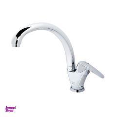 شیر آشپزخانه دیواری کسری مدل سانا کروم