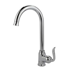 شیر آشپزخانه کسری مدل رابین کروم مات