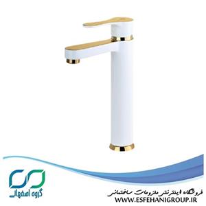 شیر روشویی پایه بلند کرومات مدل ریما آریان طلایی