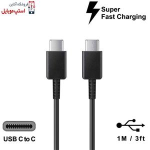کابل شارژر سامسونگ NOTE 10 LITE از نوع 2 سر تایپ C
