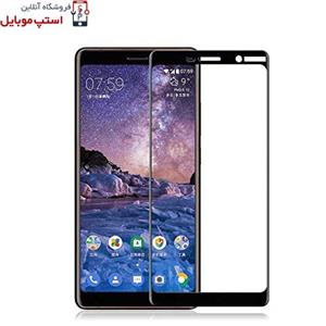 گلس نوکیا NOKIA 7 PLUS مدل شیشه ای فول تمام صفحه