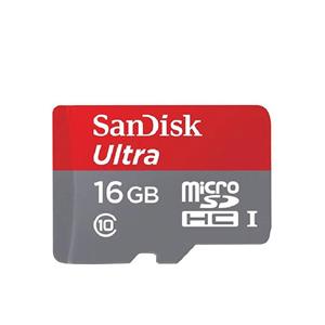 رم میکرو 16 گیگ سن دیسک مدل Ultra کلاس 10 UHS-I