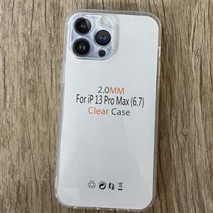 قاب گوشی آیفون IPHONE 13 PRO MAX مدل ژله ای شفاف (کپسولی)