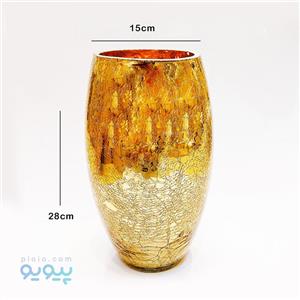 گلدان خمره ای آبگز کروم کد3669