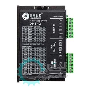 درایور استپ موتور LEADSHINE-DM542 لیدشاین دو فاز 4 سیم جریان 4 آمپر