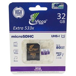 رم میکرو 32 گیگ ویکومن Vicco Extra 80MB/s