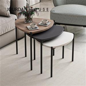 میز عسلی سه تیکه جردن هاوس مدل Lenny