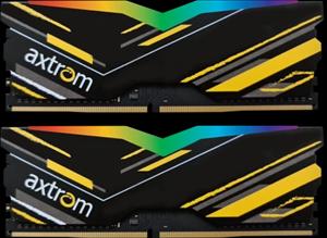 رم کامپیوتر 16 گیگابایت DDR4 دو کاناله 3200 مگاهرتز Axtrom مدل  TESLA RGB