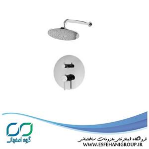 شیر حمام توکار کسری مدل کوئین کروم تیپ ۱