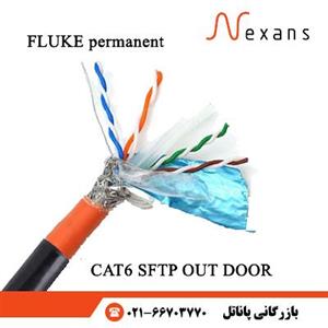 کابل شبکه اوت دور نگزنسCAT6SFTPتست فلوک پیرمننت 2JACKET