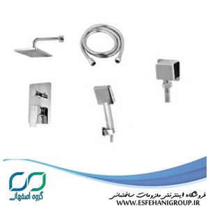 شیر حمام توکار کسری مدل دامون تیپ ۳ کروم