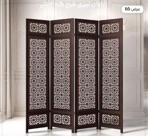 پاراوان لیزری طرح گره چینی کد n8ol07-1-4