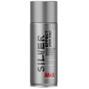 🇹🇷 اسپری رنگ نقره ای ام ایکس اس – MXS Silver Effect Spray 400 میلی لیتر 