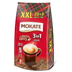 قهوه فوری 3 در 1 کلاسیک موکاته 24تایی MOKATE 