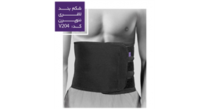 شکم بند لاغری نئوپرن ورنا کد VERNA - v204 (مشکی)