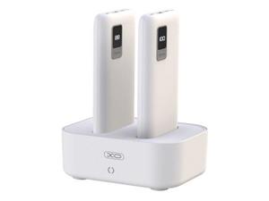 کیس شارژ و 2 پاوربانک ایکس او XO PR151 Two 10000mAh power bank with built in cables, and one base 