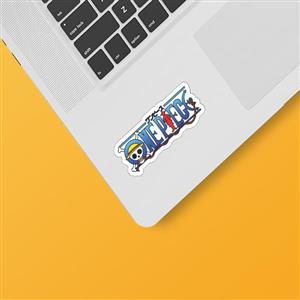 استیکر لپ تاپ طرح وان پیس ۰۲ --