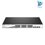 سوئیچ 28 پورت و اسمارت دی لینک دی جی اس 1210 28 پی