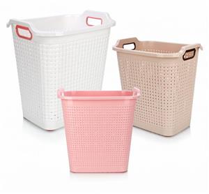 سبد رخت مستطیل کوچک چرخدار طرح مایا هوم کت کد 1619107