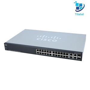 سوئیچ سیسکو مدل SG300-28P 24Port 