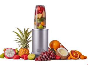 اسموتی ساز مخلوط کن رومیزی Bob Home مدل Smart Blender با بدنه آلومینیومی نقره‌ای - استوک