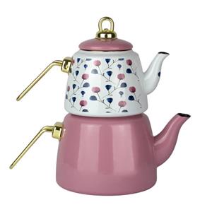 ست کتری و قوری هوم لوکس مدل گلدار کد 2